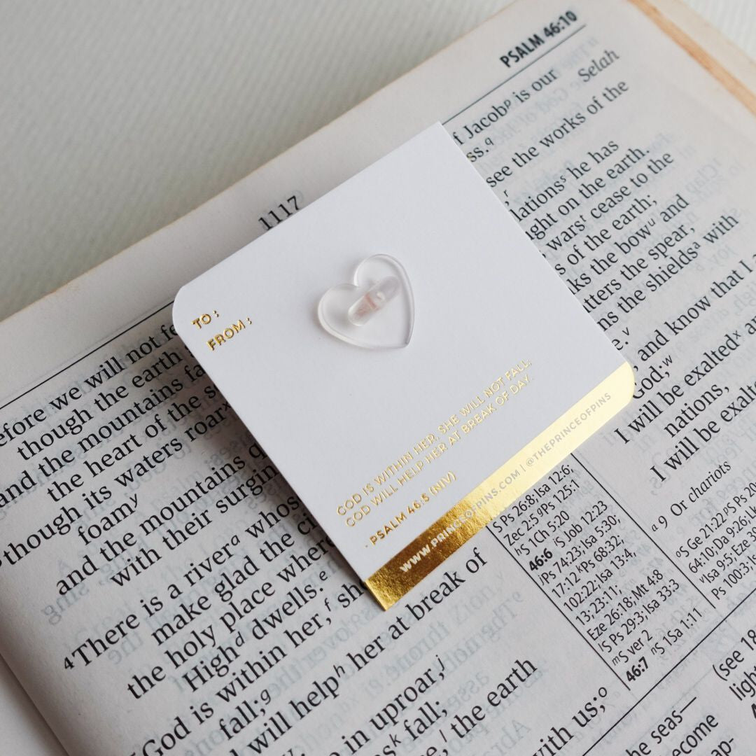 Psalm 46:5 (God is within her) Enamel Pin