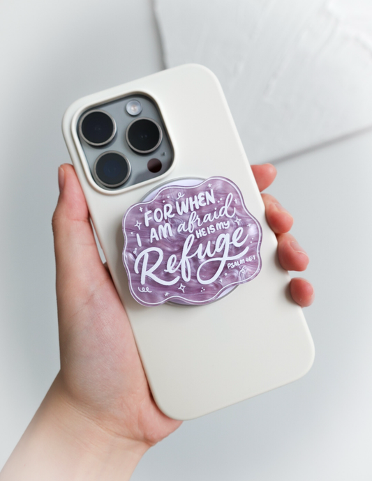 Psalm 46:1 (Refuge) Magnetic Phone Grip