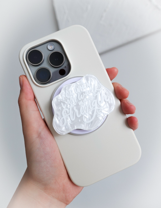 2 Cor 12:10 (Strength) Magnetic Phone Grip