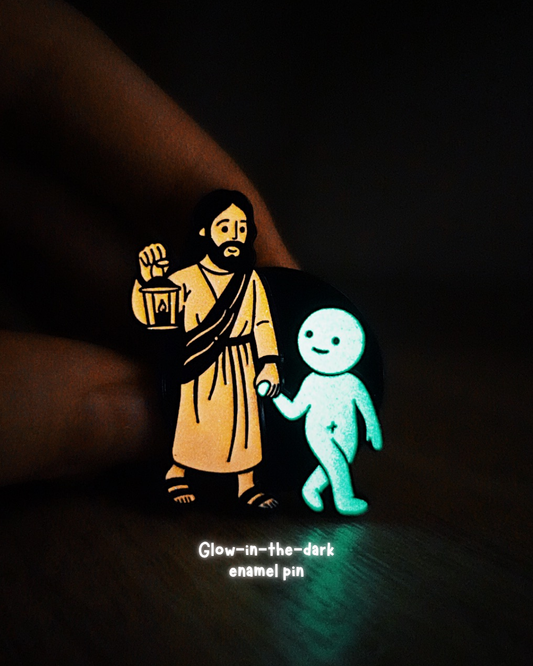 John 8:12 (Jesus Is My Light) Enamel Pin