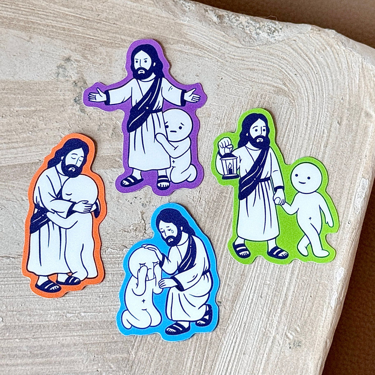 Psalm 34:18 (Jesus Is My Comforter) Sticker