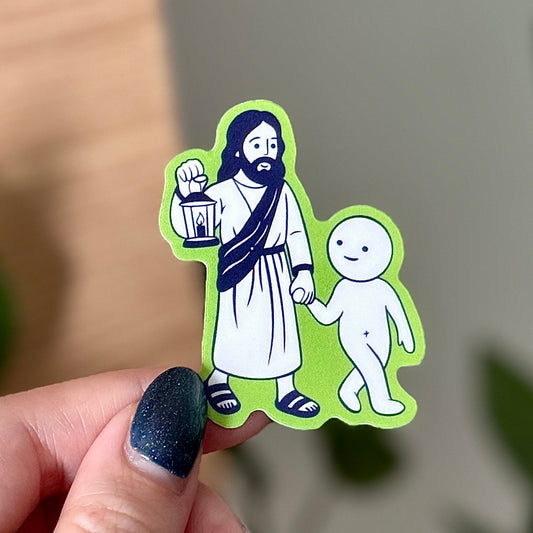 John 8:12 (Jesus Is My Light) Sticker