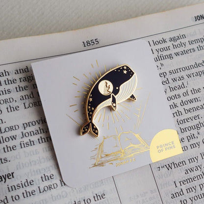 Jonah 2:2 (Whale) Enamel Pin