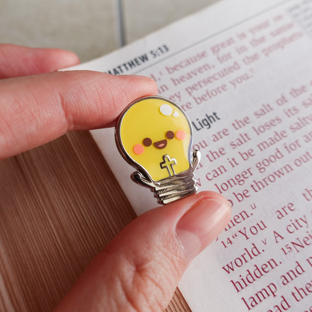 Matthew 5:13 (Salt & Light) Enamel Pins