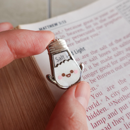 Matthew 5:13 (Salt & Light) Enamel Pins