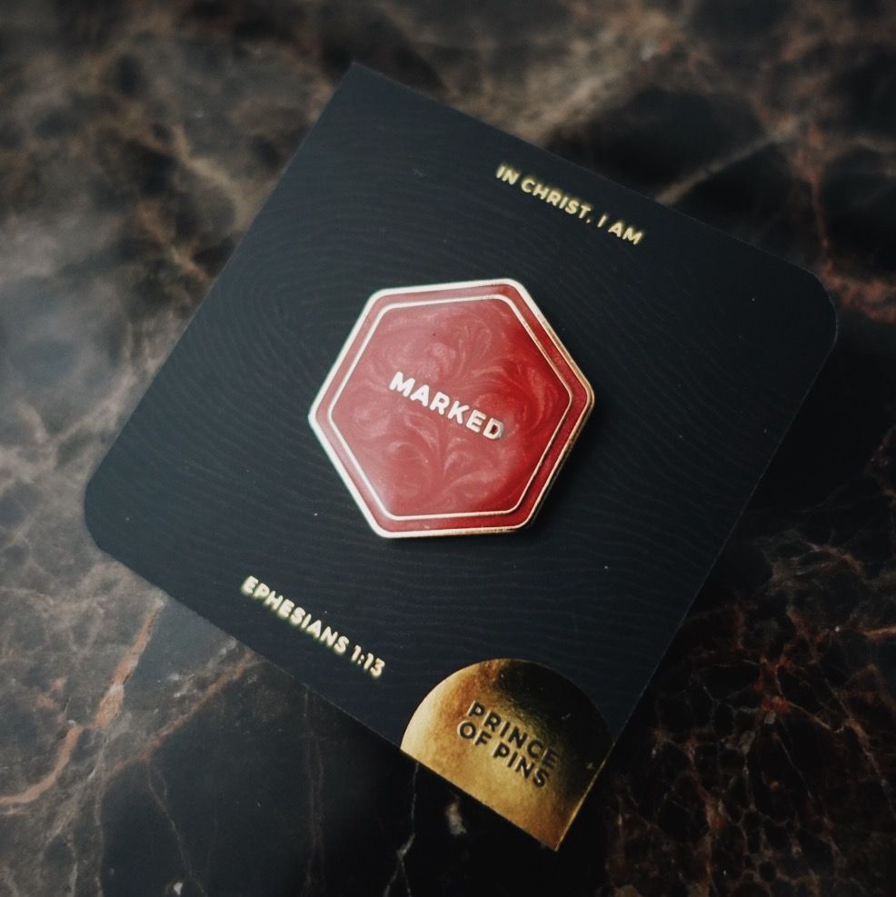 Ephesians 1:13 (Marked) Enamel Pin