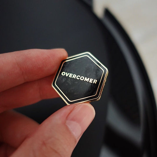 1 John 5:4 (Overcomer) Enamel Pin
