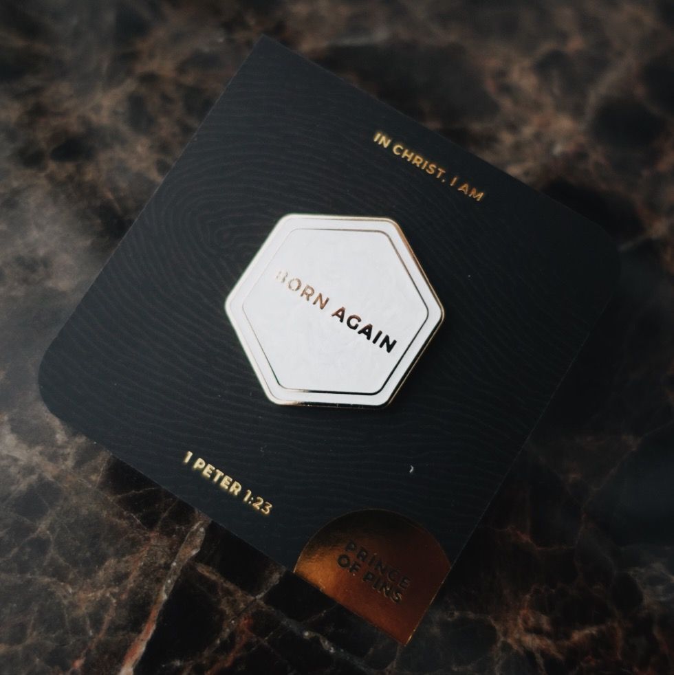1 Peter 1:23 (Born Again) Enamel Pin