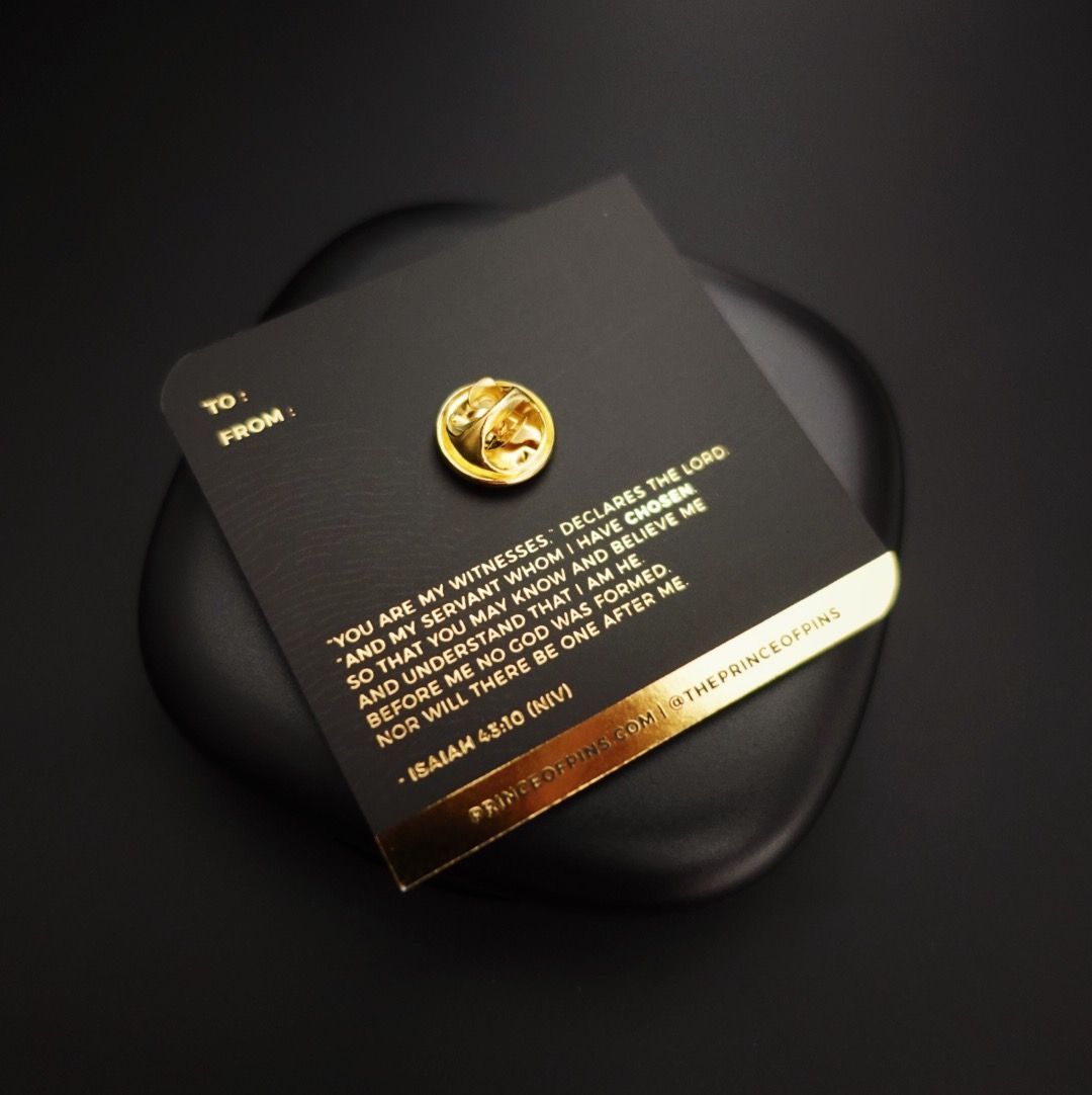 Isaiah 43:10 (Chosen) Enamel Pin