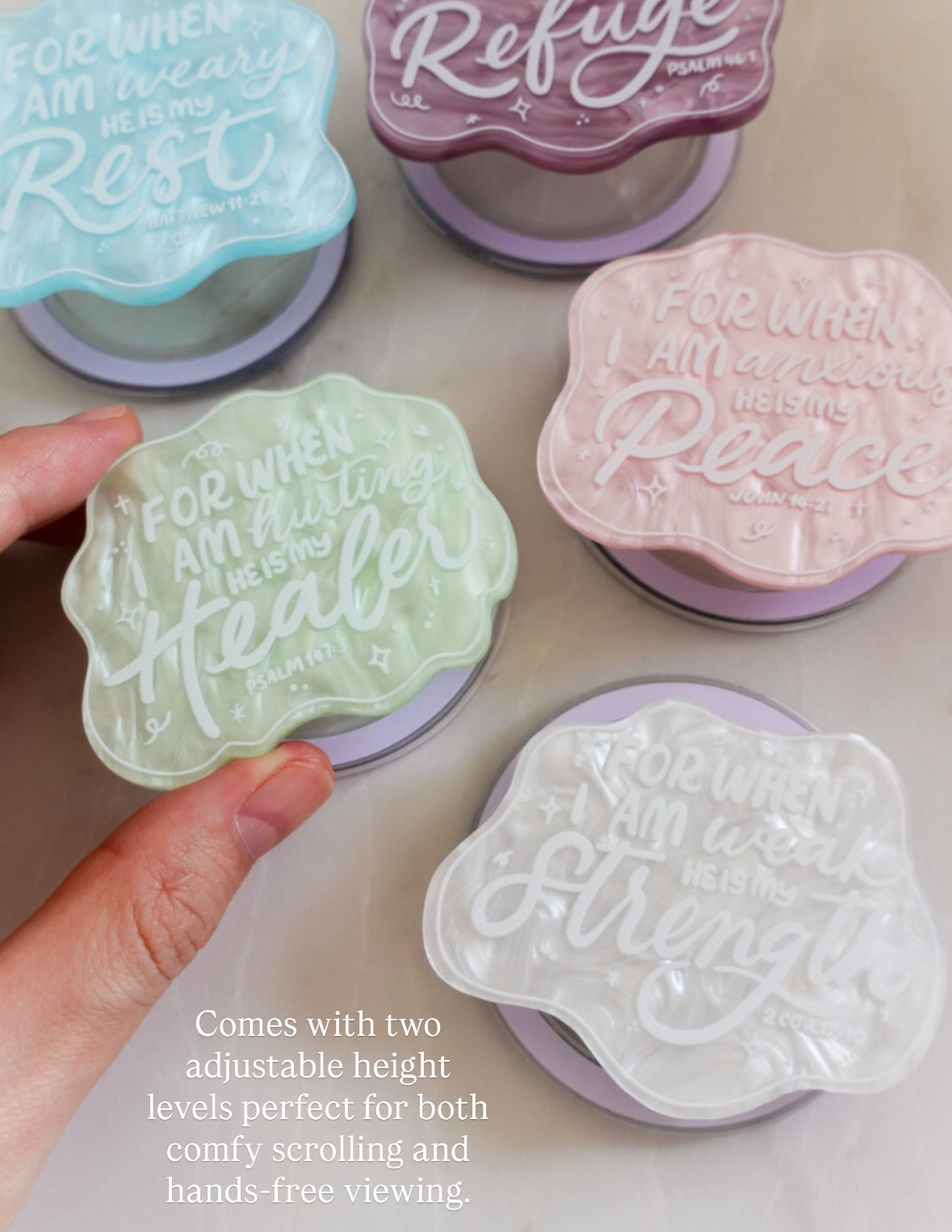 Matthew 11:28 (Rest) Magnetic Phone Grip