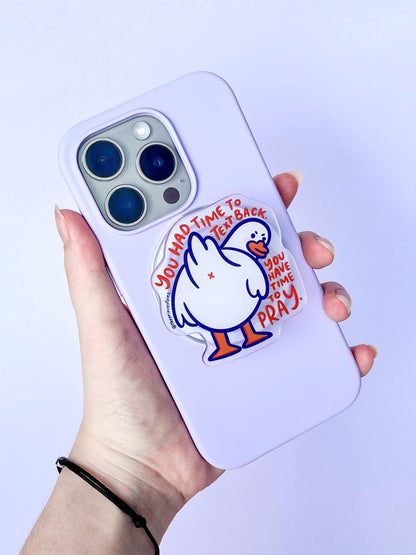 Demanding Duck Magnetic Phone Grip