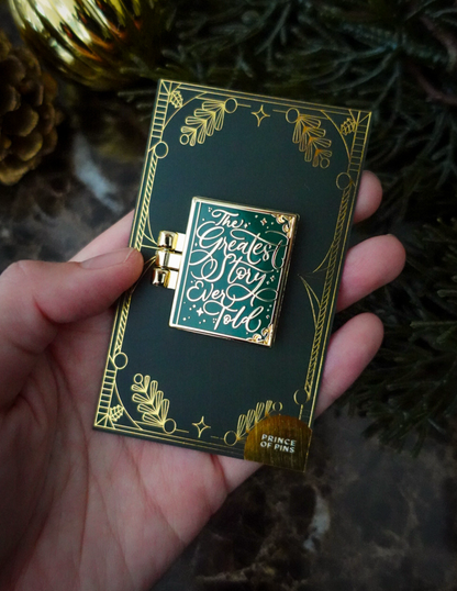 ⁠Isaiah 9:6 (Greatest Story Ever Told) Hinge Enamel Pin