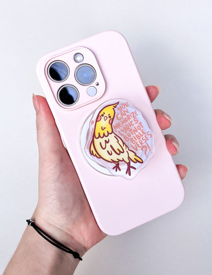 Petty Parrot Magnetic Phone Grip