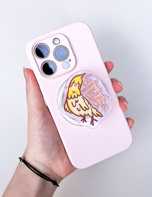 Petty Parrot Magnetic Phone Grip