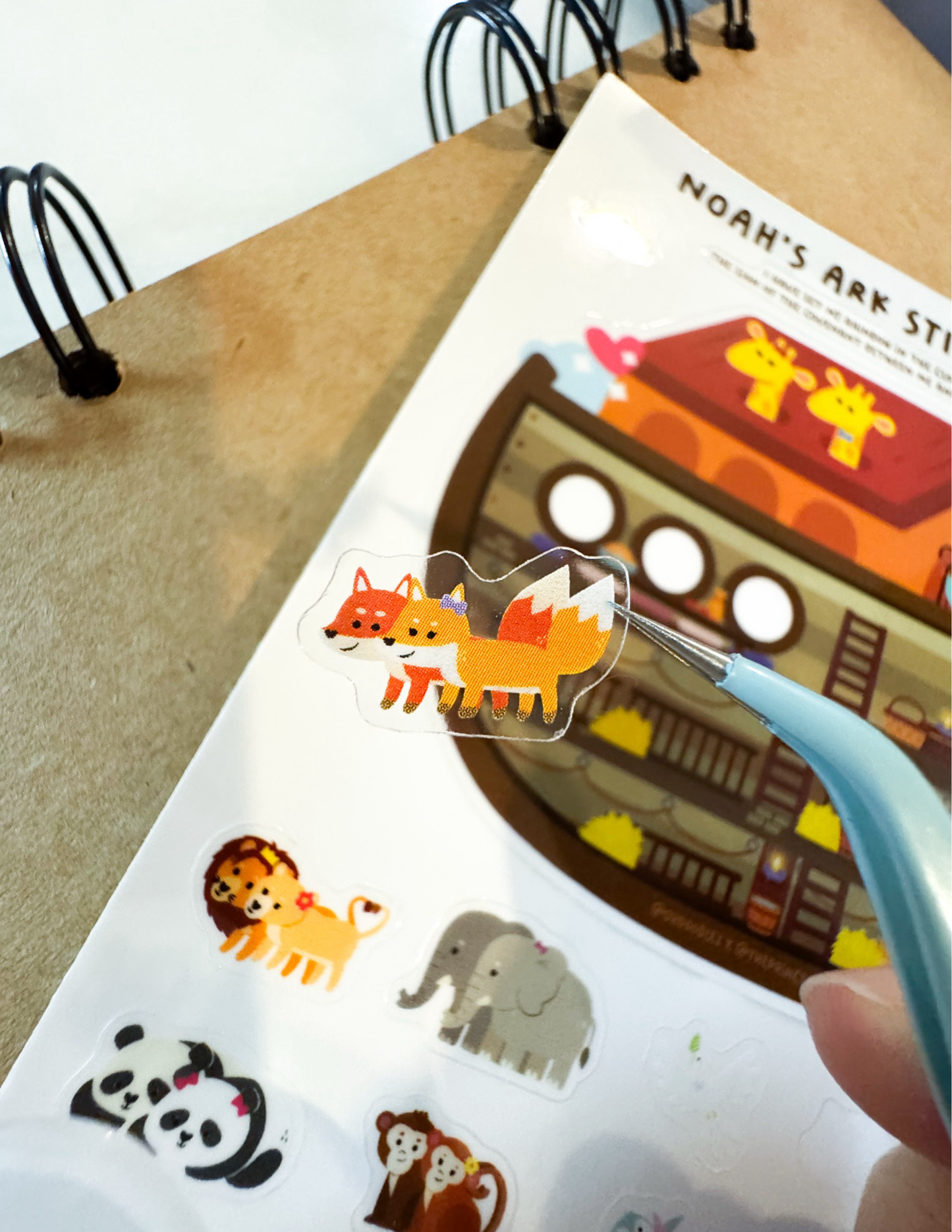 Noah's Ark A6 Sticker Sheet