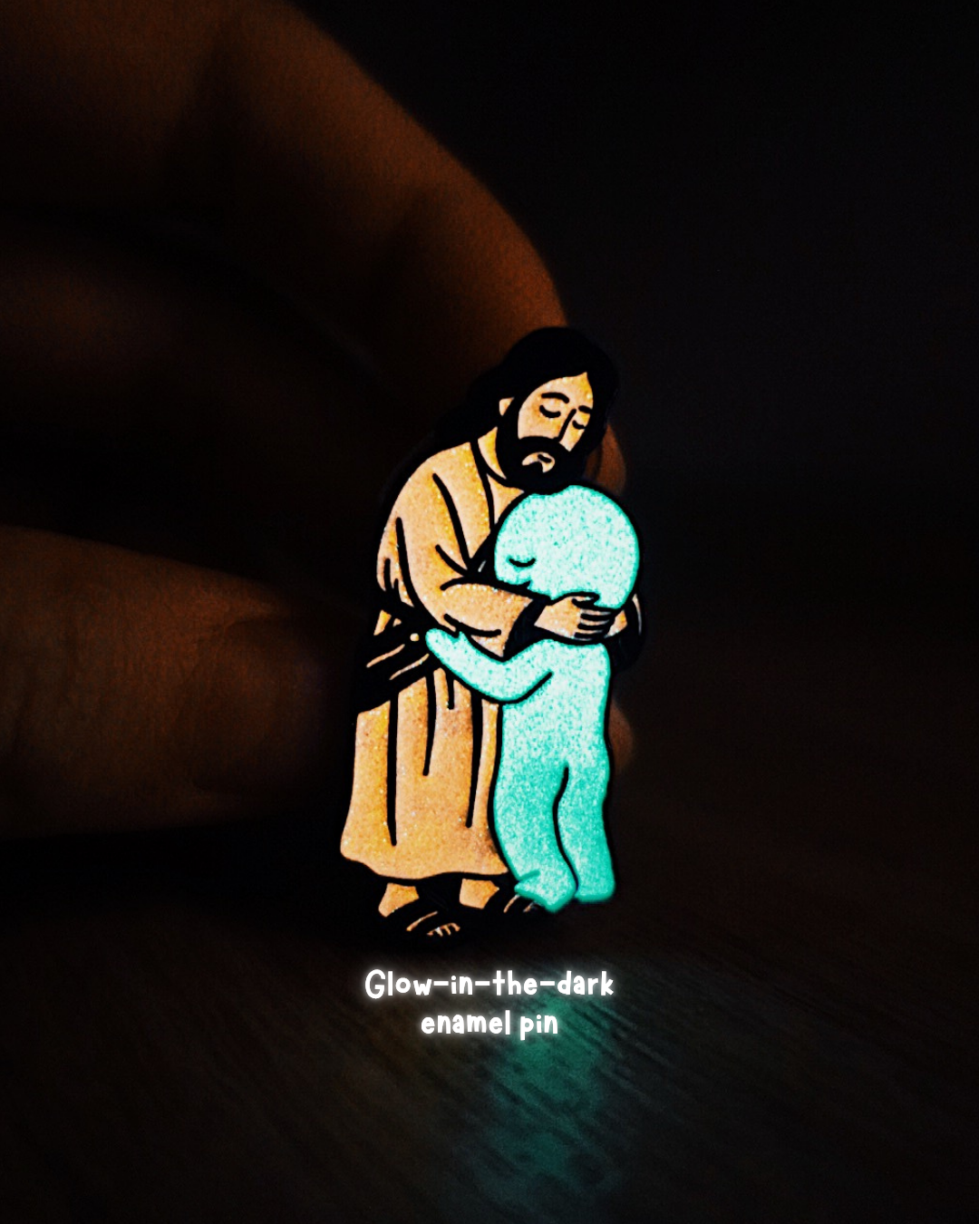 Matthew 11:28 (Jesus Is My Rest) Enamel Pin