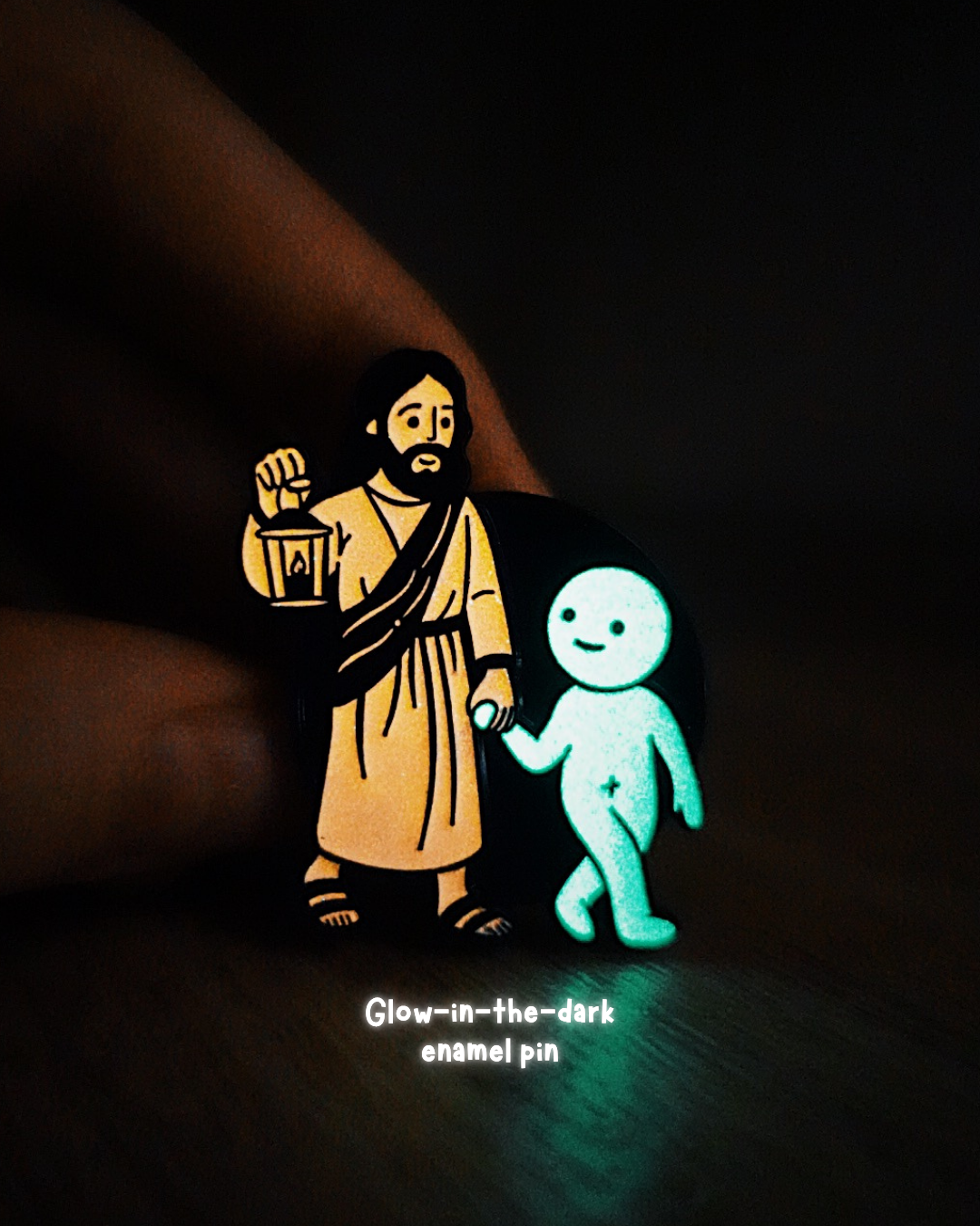 John 8:12 (Jesus Is My Light) Enamel Pin