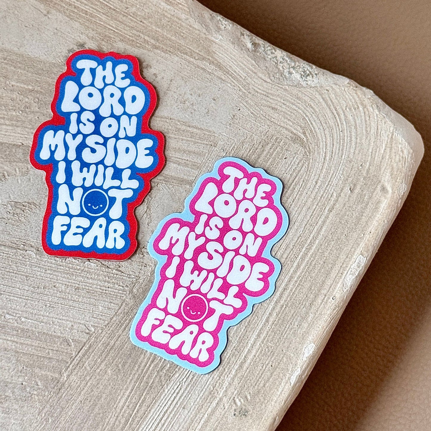 Psalm 118:6 Sticker (Blue Soda)