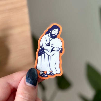 Matthew 11:28 (Jesus Is My Rest) Sticker