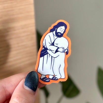 Matthew 11:28 (Jesus Is My Rest) Sticker