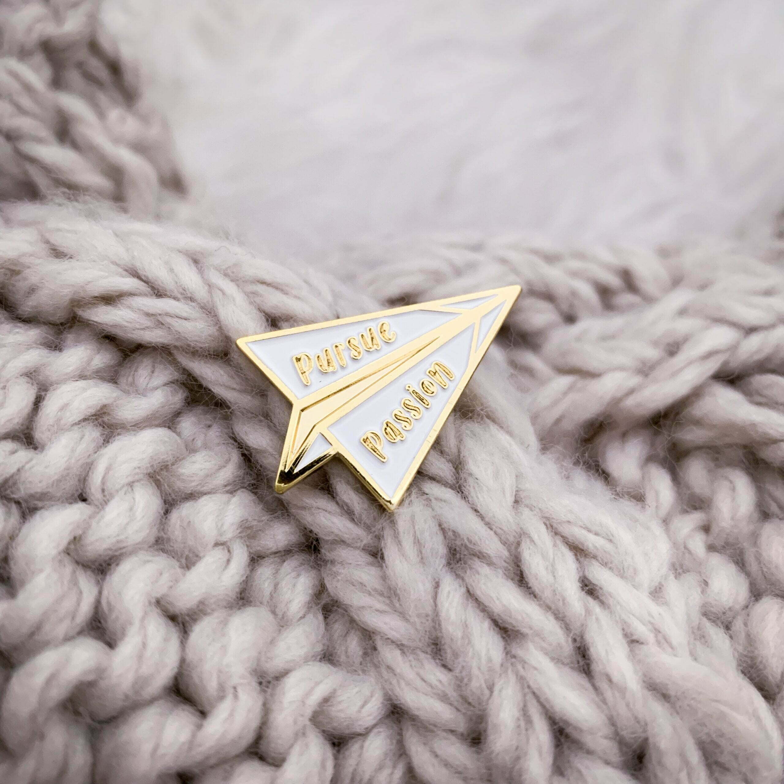 Soft Enamel Pin, Gold Plated with Enamel Colour Fill